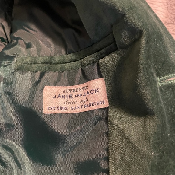 Janie and Jack Velvet Jacket & Bow tie!!! - Picture 6 of 10